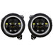 Quake LED QTE1039 RGB 9" LED Headlights with DRL Halo, and Sequential Turns for 18-22 Jeep Wrangler JL & 2022 Gladiator JT