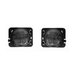 Quake LED Smoke LED Side Markers Quake LED QTE687 Smoke LED Side Markers for 07-18 Jeep Wrangler JK