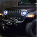 Quake LED QTE903 RGB LED Headlights for 18-20 Jeep Wrangler JL & Gladiator JT