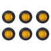 Quake LED  3/4" Side Marker Lamps - 6 Pack 