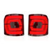Race Sport Lighting Flush Mount Double-C Style Plug N Play LED Tail Lights with Smoked Lens Race Sport Lighting RSJTTLC Flush Mount Double-C Style Plug N Play LED Tail Lights with Smoked Lens for 20-25 Jeep Gladiator JT