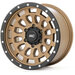 Rough Country 87170913 87 Series Wheel in Bronze with Black Simulated Beadlock for 87-06 Jeep Wrangler YJ & TJ
