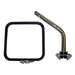 Crown Automotive RT30009 Passenger Side Mirror Kit in Stainless Steel for 55-86 Jeep CJ Series