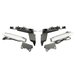 Rugged Ridge 11640.95 Front DRL Chop Brackets Set  for 18-22 Jeep Wrangler JL & Gladiator JT Sport & Overland