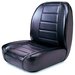 Rugged Ridge 13400.01 Classic Low-Back Bucket Seat in Black Vinyl for 76-95 Jeep CJ-5, CJ-7, CJ-8 Scrambler & Wrangler YJ