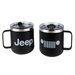 Jeep Merchandise  Jeep Logo Powder Coated Camper Mug 