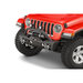TACTIK Stubby Front Bumper with Hoop TACTIK  Stubby Front Bumper with Hoop for 18-23 Jeep Wrangler JL & Gladiator JT