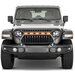 TACTIK Reef Shark Grille with LED Running Lights TACTIK  Reef Shark Grille with LED Running Lights for 18-25 Jeep Wrangler JL & 20-25 Jeep Gladiator JT w/o TrailCam