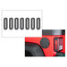 TACTIK Snap-In Grille Inserts with Billet Aluminum Fuel Door TACTIK  Snap-In Grille Inserts with Billet Aluminum Fuel Door for 07-18 Jeep Wrangler JK
