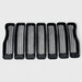 Trim Illusion Delete Grille Overlay in Gloss Black Trim Illusion ABS6522BLK Delete Grille Overlay in Gloss Black for 18-23 Jeep Wrangler JL