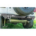 Turn Offroad JLRB-02 Rear Bumper with LED Pod Lights & Receiver Hitch for 18-26 Jeep Wrangler JL