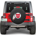 NCAA Utah Tire Cover NCAA  Utah Tire Cover