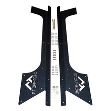 Crown Automotive Rough Trail Rocker Panel Guards for 07-18 Jeep Wrangler JK