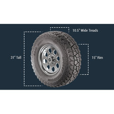 Tire height deals calculator