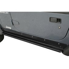 Rugged Ridge 11504.15 Black Textured Rocker Panel Guards for 97-06 Jeep Wrangler TJ