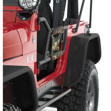 Warrior Products 4" Wide Rear Tube Flares for 97-06 Jeep Wrangler TJ & Unlimited