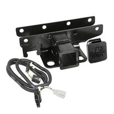 Rugged Ridge 11580.60 2" Hitch with Wiring Harness & Plug for 07-18 Jeep Wrangler JK