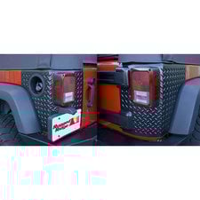 Rugged Ridge 11651.01 Body Armor Corner Guards in Black for 07-18 Jeep Wrangler Unlimited JK 4 Door