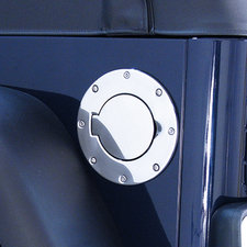 Rugged Ridge 11134.01 Stainless Steel Fuel Door for 97-06 Jeep Wrangler TJ & Unlimited