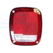 OMIX 12404.01 Tail Light Lens for 76-06 Jeep CJ Series, Wrangler YJ, TJ & Unlimited