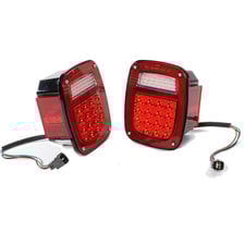 Pilot Automotive Plug-n-Play LED Tail Light Set for 91-97 Jeep Wrangler TJ & YJ