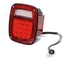 Pilot Automotive NV-001FO Passenger Side LED Tail Lamp for 91-97 Jeep Wrangler YJ & TJ