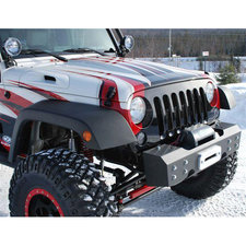 Off Camber Fabrications 131093 Front Stubby Winch Bumper for 07-18 Jeep Wrangler JK