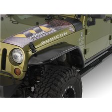 Warrior Products Front 10" Wide Tube Flares for 07-18 Jeep Wrangler JK