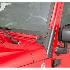 Kentrol Stainless Steel Windshield Supports for 07-18 Jeep Wrangler JK