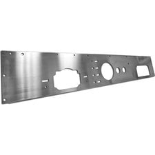 OMIX 11144.11 Replacement Stainless Steel Dash Panel with Pre-Cut Gauge Holes for 76-86 Jeep CJ-5, CJ-7 & CJ-8 Scrambler