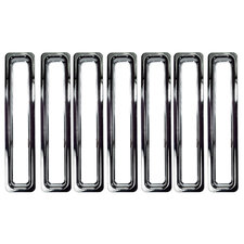 Rampage Products 7511 Chrome Grille Inserts for 97-06 Jeep Wrangler TJ