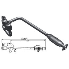 Magnaflow 49690 OE Grade Catalytic Converters for 04-06 Jeep Wrangler TJ & Unlimited with 4.0L