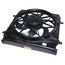 Crown Automotive 55037659 Radiator Fan Assembly for 02-04 Jeep Liberty KJ with 2.4L Engine