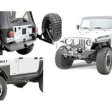 Smittybilt XRC Front & Rear Bumper with Rock Sliders for 97-06 Jeep Wrangler TJ