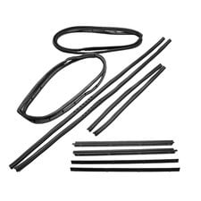 Fairchild Industries KD2010 Full Steel Door Seal Kit for 76-86 Jeep CJ-7, Scrambler with Moveable Vent Window