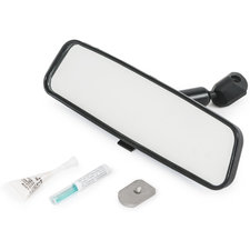 Crown Automotive 5965338K Rear View Mirror & Mount Kit for 55-02 Jeep CJ-5, CJ-6, CJ-7, CJ-8 Scrambler, Wrangler YJ & Wrangler TJ