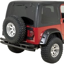 Quadratec QR3 Dual-Tube Rear Bumper for 87-06 Jeep Wrangler YJ & TJ