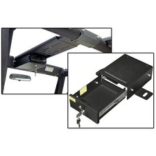 Tuffy 06 TJ/TJD Security Products Single Compartment Overhead Security Console & Conceal Carry Security Drawer for 03-06 Jeep Wrangler TJ & Unlimited (with flip seat)