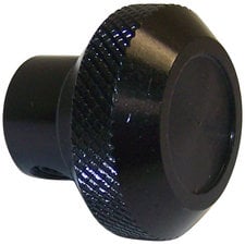 Crown Automotive 5459189B Billet Dash Knob in Black for 76-86 Jeep CJ Series