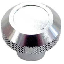 Crown Automotive 5459189AL Billet Dash Knob in Silver for 76-86 Jeep CJ Series