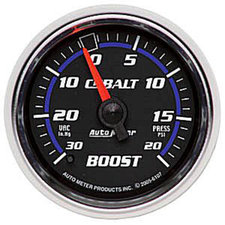 Auto Meter 6107 Cobalt Series 2 1/16" (52.4mm) 30 In. Hg/20 psi Vacuum/Boost Gauge