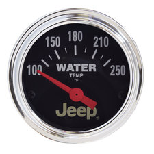 Auto Meter 880241 Jeep Logo 2 1/16" Diameter Water Temperature Gauge (100F- 250F)