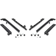 Rampage Products 61098 Door Surrounds for 07-18 Jeep Wrangler Unlimited JK 4 Door
