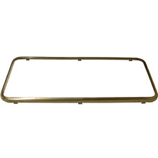 MTS JBEZEL-20 Stainless Steel Gauge Cluster Bezel for 63-73 Jeep J-Series, Commando & Wagoneer