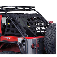 Warrior Products 40600 Side Cargo Netting For 07 18 Jeep Wrangler