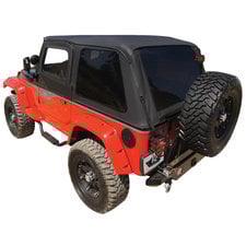 Rampage Products 26625 2" Slimline Step in Textured Black for 97-06 Jeep Wrangler TJ