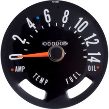OMIX 17207.02 Speedometer Gauge (0-140 KPH) for 55-79 Jeep CJ's