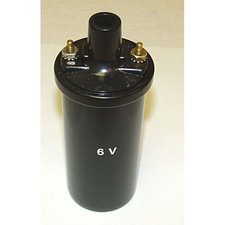 OMIX 17247.01 Ignition Coil for 41-62 Jeep Vehicles with 4 Cylinder Engine & 6 Volt Electrical System