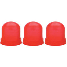 Auto Meter 3214 3 Pack Light Bulb Covers in Red