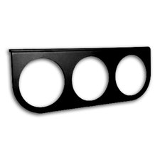 Auto Meter 2238 Black Aluminum Panel (Triple Cut-outs) for 2 1/16" Gauges